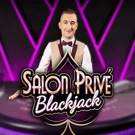 Blackjack Salon Privé logo by Ezugi at Potmanni Casino