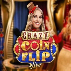 Crazy Coin Flip logo by Evolution Potmanni Casino