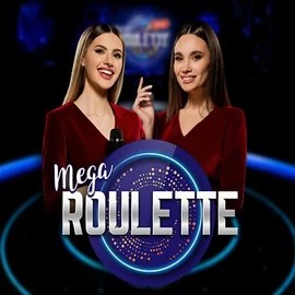 Mega Roulette logo by Pragmatic Play at Potmanni Casino