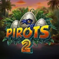 Pirots 2 online game logo by ELK Studios on potmannicasinos.com