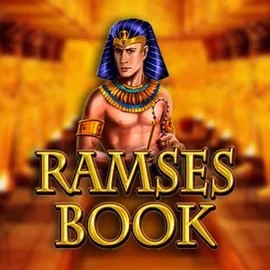 Ramses Book slot logo by Gamomat at Potmanni Casino