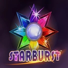 Starburst game by NetEnt – logo hosted on Potmanni Casino