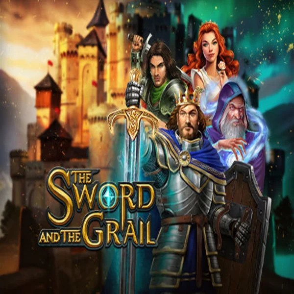 The Sword and the Grail online game logo by Play'n GO on potmannicasinos.com